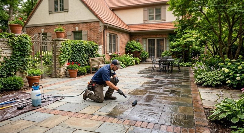 Courtyard Sealing in Gig Harbor, WA