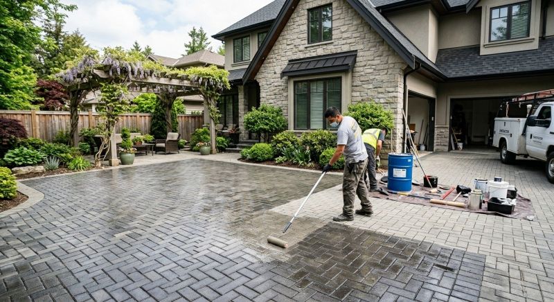 Sidewalk Concrete Sealing in Bellevue, WA